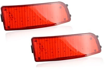 För VW För Crafter 2E 2006 2007 2008 2009 2010 2011 2017 1 par bakre bromslampa stötfångare reflektorljus(Röd)