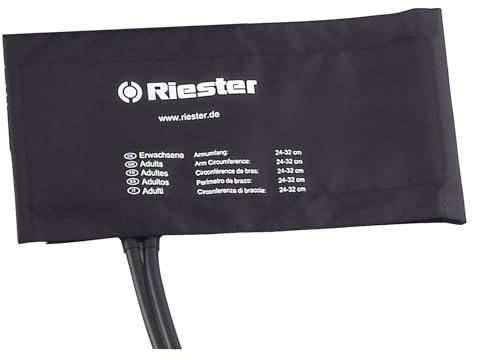 Riester 49822 - Puños para adultos (2 tubos, 54,5 cm de ancho, 14,5 cm de largo)