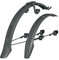 SKS GERMANY VELOFLEXX 55 SET 26 - 28 Schutzblech-Set (Spritzschutz für Mountain- und Citybikes, für Reifenbreiten 48 - 53 mm, verstellbarer Rahmenadapter, inkl. Klettverschlüsse und Spanngummis)