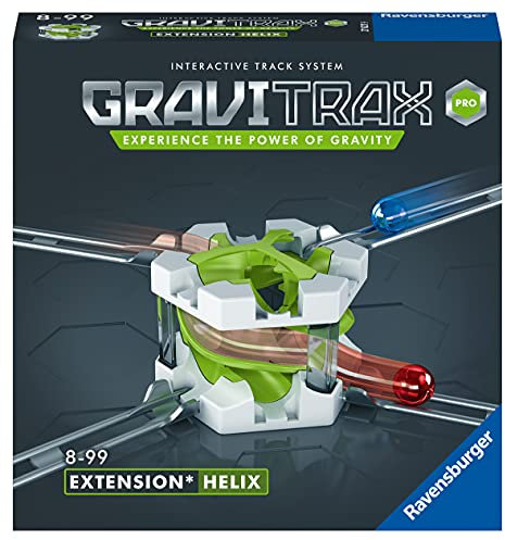 Ravensburger GraviTrax PRO Erweiterung Helix - Ideales Zubehör für spektakuläre Kugelbahnen, Konstruktionsspielzeug für Kinder ab 8 Jahren
