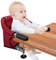 Toogel Siège de Table pour Bébé, Chaise Haute Portable Pilante avec Harnais de Sécurité, Chaise Enfant de Table avec Sac de Transport pour Maison et Voyage (Rouge)