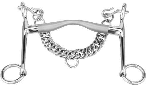 Sprenger SATINOX Reitkandare 12 mm - Edelstahl rostfrei, 125 mm Weite