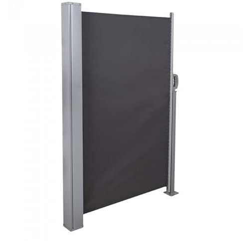 Grindi - Terasse Markise Windschutz Seitenwand 140x300 - Sira, Dunkelgrau