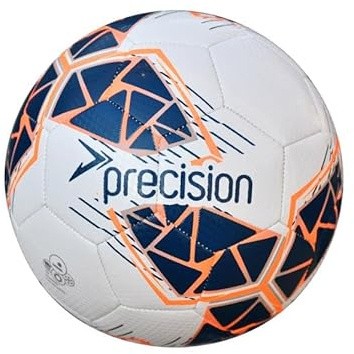 Precision Fusion High Performance Mini Football, Durable, Machine Stitched TPU, 2mm EVA Lined, Lightweight 160g, White, Official Ball Size 1