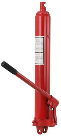 ECUTEE 12T Hydraulikzylinder Druck Hydraulikheber Hub 500mm Hydraulik Handpumpe Ersatzteil mit Langem Kolben Werkstattkran Wagenheber Getriebeheber Für Hydraulikkrane Motorkrane