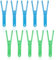 FUIPVGI 10 Pezzi Porta Filo Interdentale, Manico per Filo Interdentale Supporto per Filo Interdentale, Archetti Filo Interdentale, Porta Filo Interdentale Ricambio per Igiene Orale