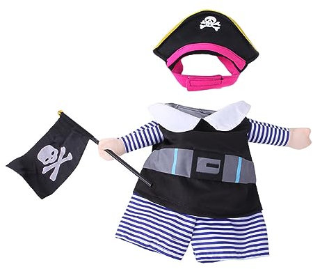 COSMEVIVI Piratenhut Für Haustiere Cosplay Für Katzen Verschleißfest Und Bezauberndes Haustier-Accessoire