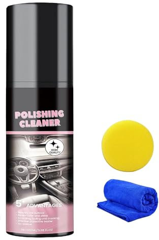 Matame Car Interior Cleaner, 2025 Nettoyage Voiture Interieur, Nettoyage Cuir Voiture Interieur, Produit Nettoyage Voiture protège et revitalise Les sièges, Tableaux de Bord, Volants (1PCS)