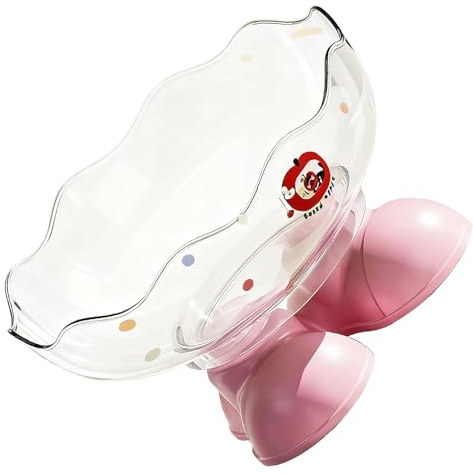 Xuancai Bol à bonbons décoratif de Noël de grande capacité - Assiette à fruits pour festival, rassemblements - Matériaux ABS - Support pour collations - Présentoir de biscuits de Noël