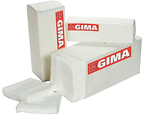 Gima 35012 Compressa Garza, Tessuto Non Tessuto, 4 Strati, 10 x 10 cm, Confezione da 1000