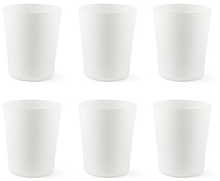 Excelsa Portofino Lot de 6 verres, blanc, 30 Cl., verre soufflé