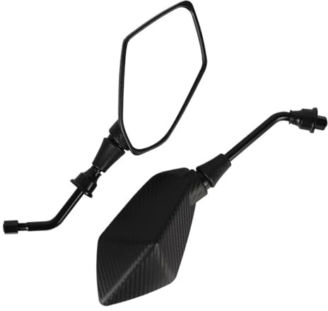 Espejos Retrovisores Moto Espejos Retrovisores Laterales Para Manillar De Motocicleta, Para Scooter, Bicicleta Eléctrica, Espejo Convexo Trasero, 1 Par, 8 Mm, 10 Mm Espejos Extremos Manillar(M8)