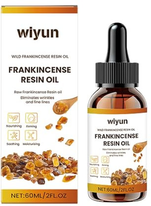 Olio di resina organico Frankincense, olio per il viso, riduces Fine Lines & Wrinkles,Soothes & Repairs Skin,Natural Anti-invecchiamento siero per donne e uomini (1)