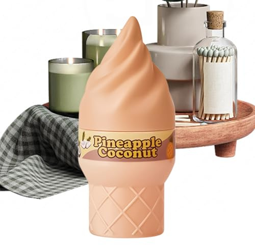 Dmuzsoih Perfume Para Mujeres | 100 Ml Forma De Cono De Helado Fragancia Frutal | Spray De Fragancia Corporal,para el Lugar de Trabajo Cenas Reuniones Viajes Salidas del Fin de Semana Eventos durante