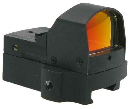 BEGADI Mini Reddot mit Lichtsensor, Leuchtpunktvisier aus Metall, Rotpunkt Visier mit automatischer Helligkeitseinstellung, schwarz