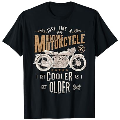 Tripping Yarns Vintage Motorcycle Cooler As I Get Older Biker, Classic Bike T-Shirt