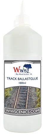 War World Scenics Gleis-Schotter-Kleber 1000ml für Modellbahn Tabletop Gelände Modellbau Diorama