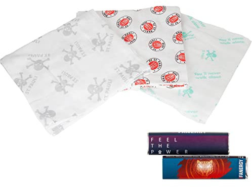 FC St. Pauli Spucktücher Moltontücher Baby 3er Set 70x70cm + 2X FANERGY Traubenzucker