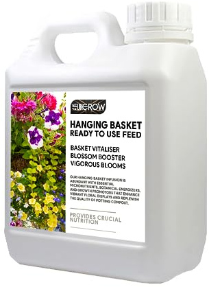 UK GROW Premium Plant Nutrient – Unlock the Full Potential of Your Plants! (5Ltr, Hanging Basket)