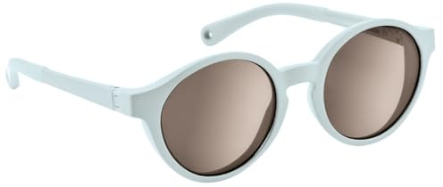 BÉABA, Gafas de sol para niño 2-4 años, 100% Protección UV - CAT 3, Protección lateral, Confort óptimo, Patillas ajustables 360°, Merry, Azul perla