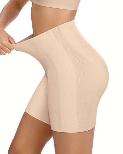 OEAK Womens Tummy Control Shapewear Seamless High Waisted Girdle NDE L Nude