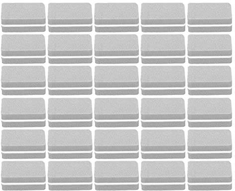 Blocco tampone per unghie professionale 30 pezzi Blocco levigante per lucidatura unghie di qualità professionale per manicure pedicure Uso domestico Strumento per nail art (Grigio)
