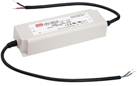 Mean Well LPV-150-15 LED Transformer Constant Voltage 120W 0-8A 15V/DC Not Dimmable Overload Protection