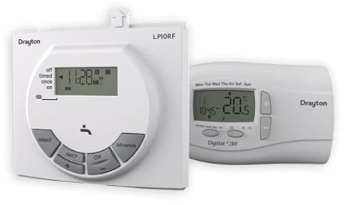 Drayton LP10RF (DT10RF) Combi Boiler Single Channel Wireless Programmer & Digistat+2RF/+3RF (Replaces Worcester 77161920520) - Hanicks