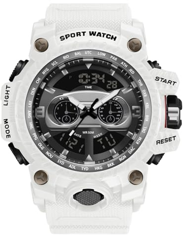 rorios Sport Herren Uhren Outdoor Digitaluhren mit Alarm Timer Militär Kalender Armbanduhr für Männer Jungen