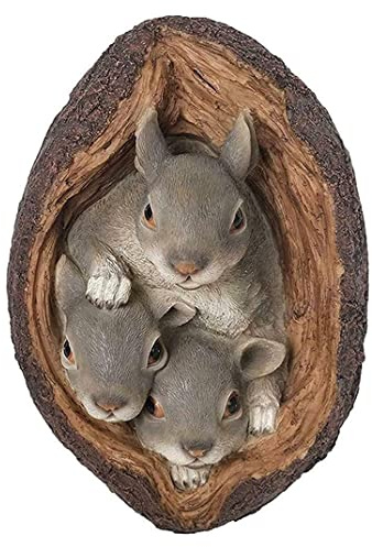 Statues, écureuil polyrésine sculpture arbre hugger statue art art décoration jardin jard artisanat