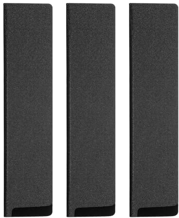 QUARKZMAN 3 stycken knivkantskydd, 22,1 x 5,1 cm, ABS-knivfodral, bladskydd, universell knivskida för hem köksknivar