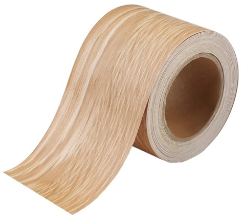 10m Woodgrain Duct Tape, Self Adhesive Woodgrain Effect Floor Tape Wood Repair Tapes Waterproof Duck Tapes for Wood Scratch Repair Floor Surface Restoration (Golden Oak)