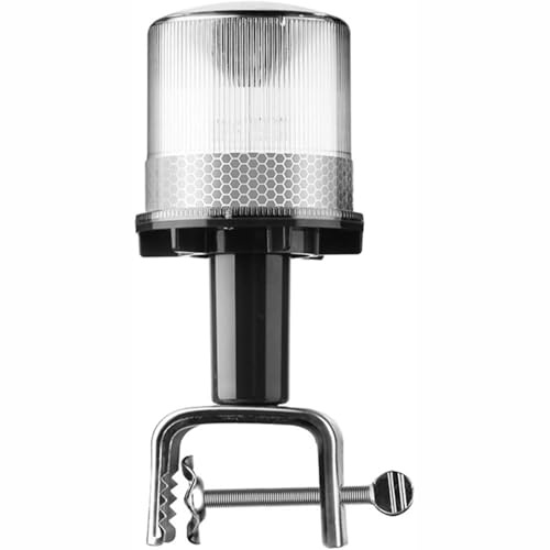 Feux de navigation solaires à LED for bateau, feux de signalisation de navigation à LED, outils d'accessoires for yacht avec source de lumière solaire, conception étanche IP65, faciles à installer
