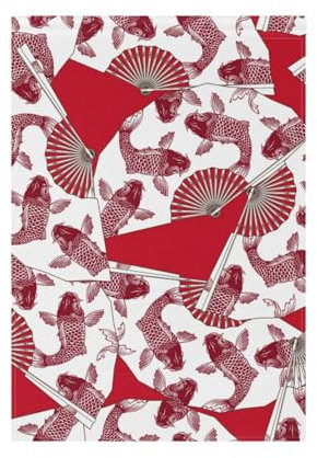 Drapeau Modèle D'Éventail Pliant Japonais Drapeau De Bienvenue Traditionnel Couleurs Resistant Exterieur Bannière À Œillets, Pour Balcon, Les Bureaux, Jardin, 30x45 cm