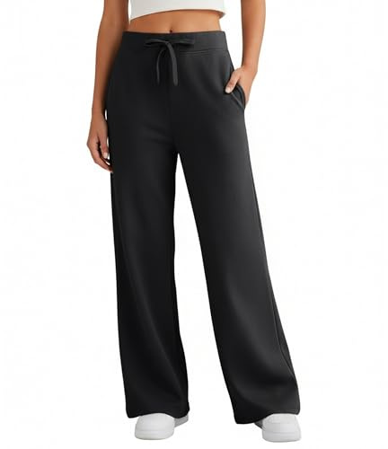 Neteson Pantaloni Yoga Donna Vita Alta Pantaloni Sportivi Gamba Larga