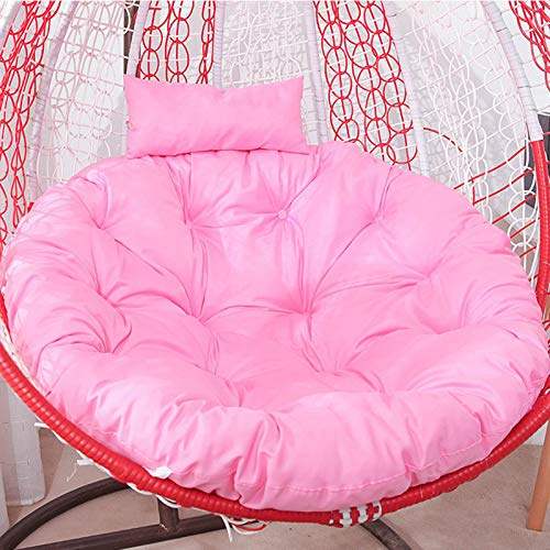Coussin de siège Chaise pivotante Suspendue, Coussins hamac Suspendus épais, Housse Amovible et Lavable, d'extérieur(Pink)