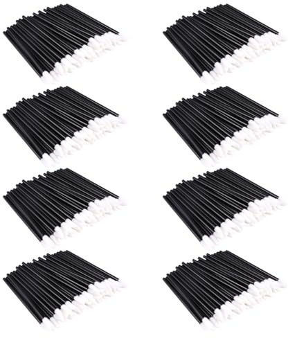 400 Piezas Cepillos Para Maquillaje de Labios, Pincel Labios de Brillo en áNgulo para Una Aplicación Uniforme De Pintalabios, Corrector, Base de Maquillaje, Rímel, Esmalte de Uñas y Tratamiento Local