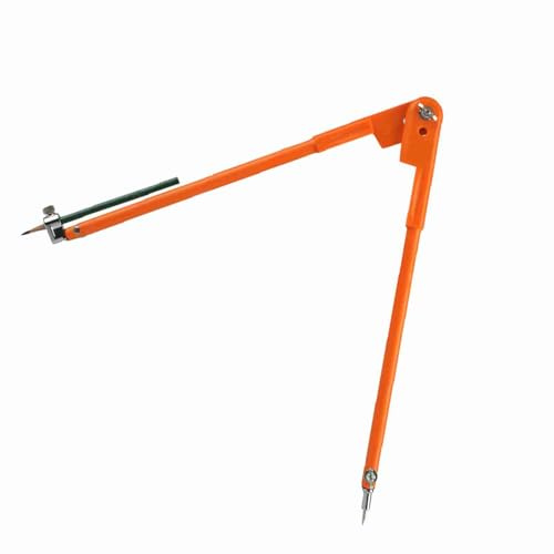 YUKERMARB Stora Kompasser för Träbearbetning, Industriellt Multifunktionsverktyg (1) | Zinklegering, justerbar, 180 graders radie 45 stålspetsar, stor 75 cm, liten 45 cm, med vridomkopplare, för ritning av linjer