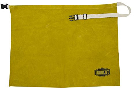 West Chester IRONCAT 7012 Heat Resistant Split Cowhide Leather Welding Waist Apron, 24 Width x 24 Length