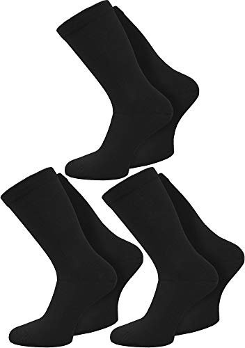 2 Paar spezielle Komfort-Socken für sogenannte Wasserbeine bzw.Elefantenfüße,Schwarz,43/46