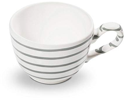 GMUNDNER KERAMIK Kaffeetasse, Volumen: 190 ml, Graugeflammt, handgemachte Keramik aus Österreich