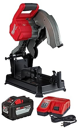 Milwaukee 2990-21HD M18 FUEL Brushless Lithium-Ion 14 in. Cordless Abrasive Chop Saw Kit (12 Ah)