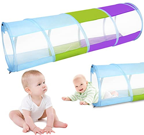 SDYGDB Kids Play Tunnel for Toddlers Pop Up Crawl Tunnel Playhouse for Boys Girls or Dog Cat Pets Collapsible Children Play Tent Toy for Indoor Outdoor Play Games