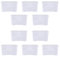 Wham Crystal 10x 60L Plastic Storage Boxes with Lids. Clear, Large, Strong (Pack of 10, 60 Litre) Made in the UK (Clear)