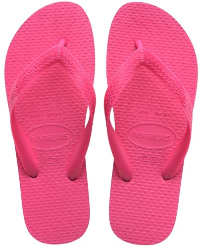 Havaianas Unisex Top Color Flip-Flop, Pink Flux/Pink Flux, 1/2 UK