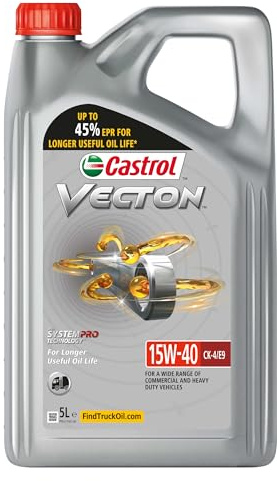 Vecton 15W-40 CK-4/E9 Aceite de Motor 5L