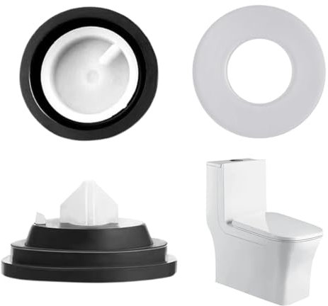 BCHKO 1 pièce membrane d'entrée de réservoir, 1 pièce joint de chasse d'eau, disque de soupape de chasse, membrane d'étanchéité, robinet flotteur, compatible avec la plupart des vannes d'entrée