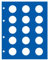 SAFE 7854 TOPset Ergänzungsblatt für 15 x 2 Euro-Münzen | Inklusive blauem Zwischenblatt