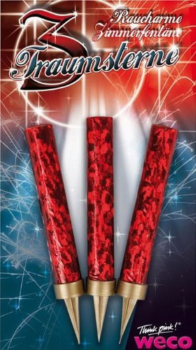 3 Dream star/ Ice fountain - Burning time ca. 45 Seconds