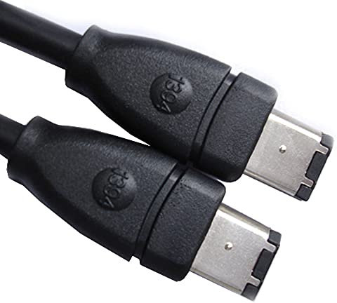 Aukson M21 FireWire IEEE 1394 Kabel 6-polig auf 6-polig – 150 cm Adapter für FireWire 400 und Mini DV – Hochwertige Datenübertragung